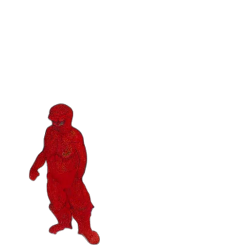 dress, creature, robot, staff transparent PNG cut-out