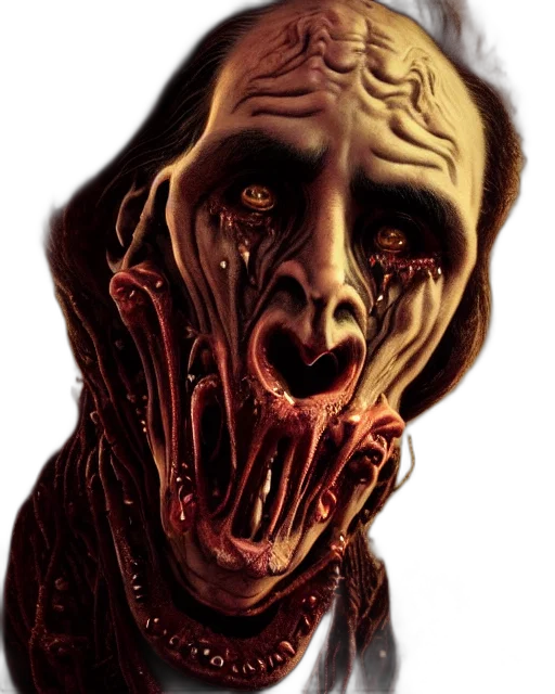 mask, face, creature, staff transparent PNG cut-out