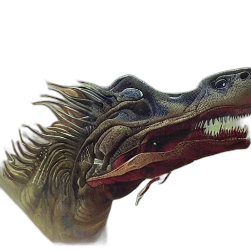 dragon, creature, mask, animal transparent PNG cut-out