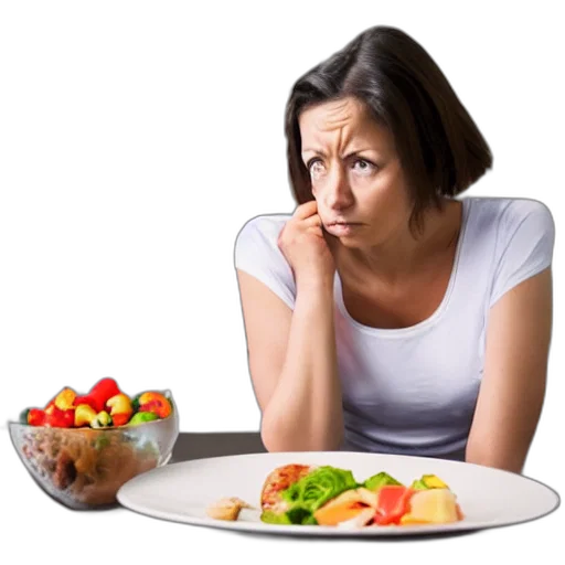 food, indecisive, wife, thinking transparent PNG cut-out
