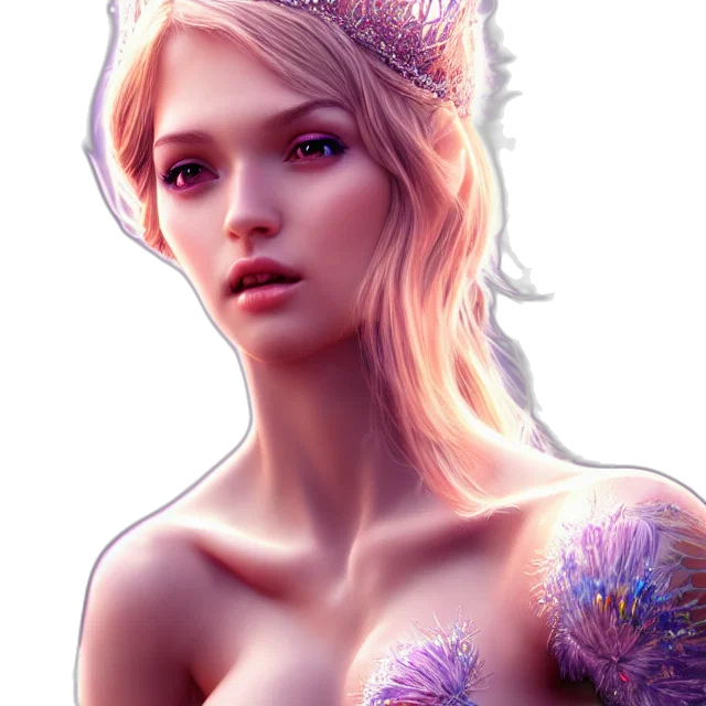 crown, face, dress, jewelry transparent PNG cut-out