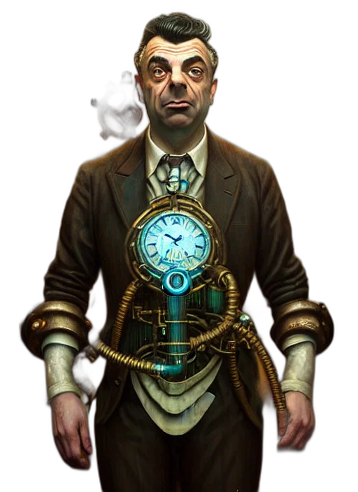 staff, robot, jacket, face transparent PNG cut-out