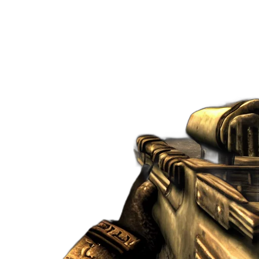 weapon, 3d render, concept art, photorealistic transparent PNG cut-out