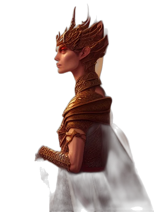 crown, staff, sword, dress transparent PNG cut-out