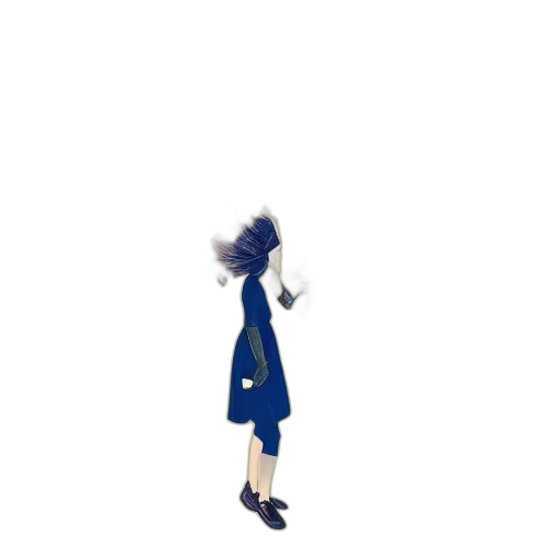 dress, staff, jacket, robot transparent PNG cut-out