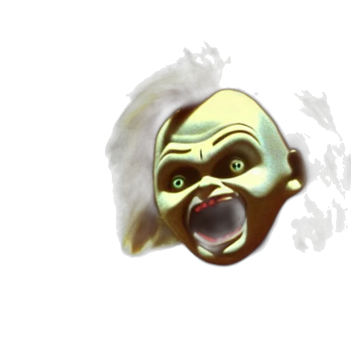 mask, face, creature, staff transparent PNG cut-out