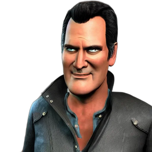 face, jacket, staff, 3d render transparent PNG cut-out