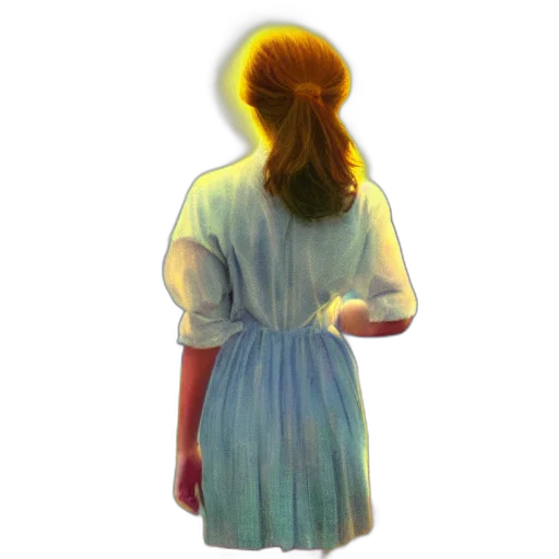 dress, staff, face, jacket transparent PNG cut-out