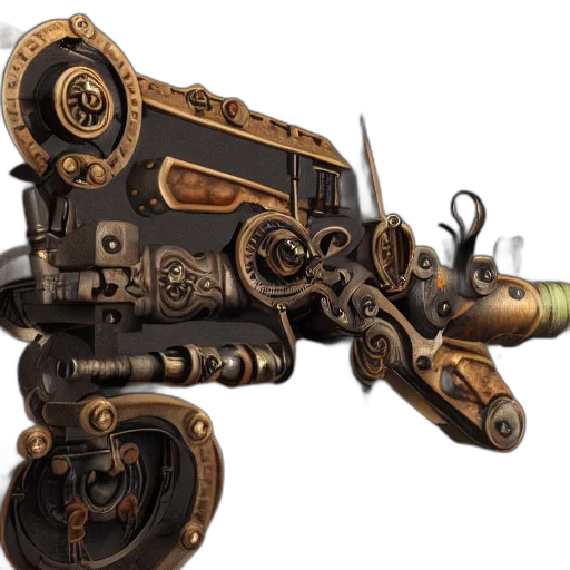 weapon, sword, staff, robot transparent PNG cut-out