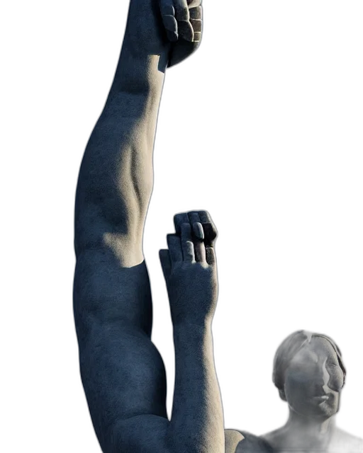 creature, weapon, staff, robot transparent PNG cut-out