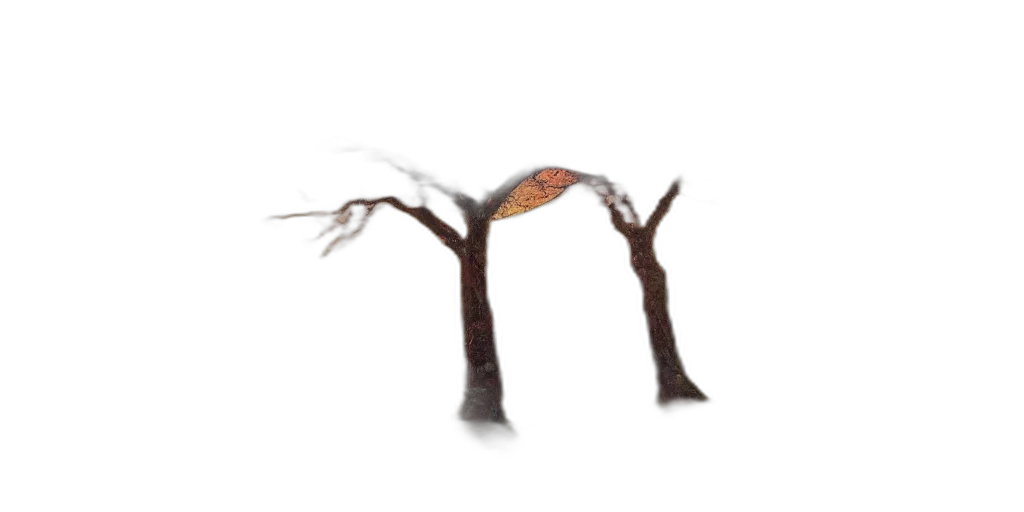 tree, hair, staff, creature transparent PNG cut-out