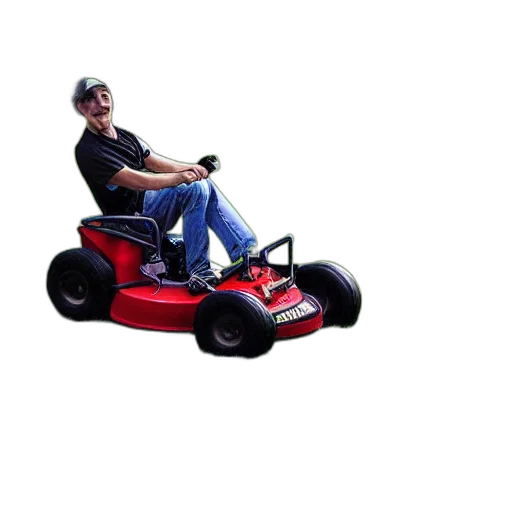 car, robot, 3d render, photorealistic transparent PNG cut-out