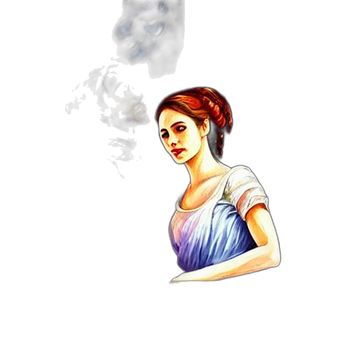 dress, jewelry, staff, crown transparent PNG cut-out