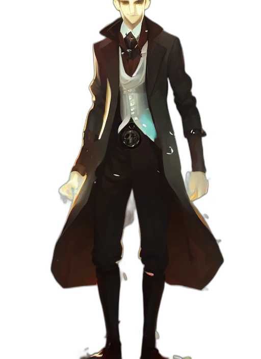 staff, jacket, mask, concept art transparent PNG cut-out
