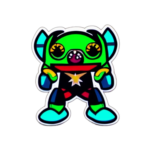 robot, creature, staff, mask transparent PNG cut-out