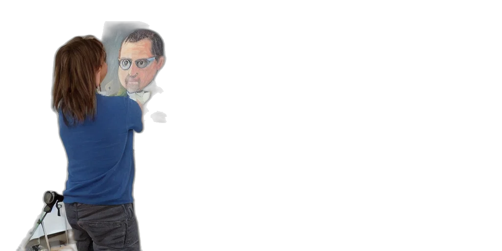 staff, jacket, face, weapon transparent PNG cut-out