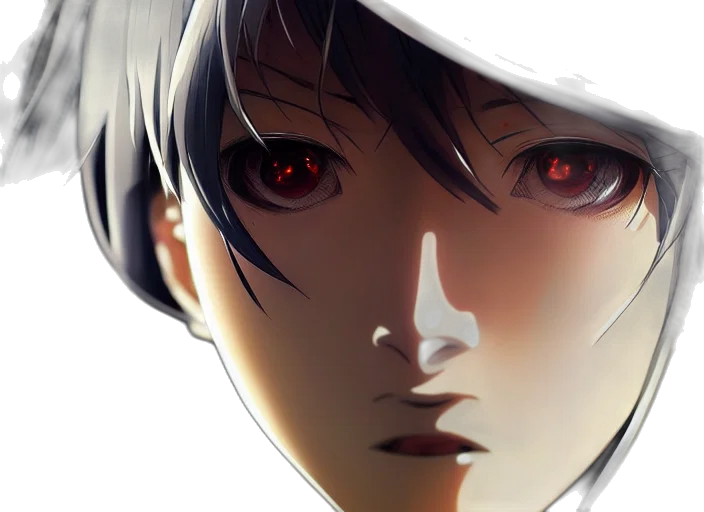face, mask, robot, creature transparent PNG cut-out