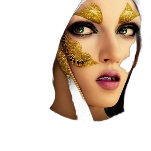 mask, face, jewelry, crown transparent PNG cut-out