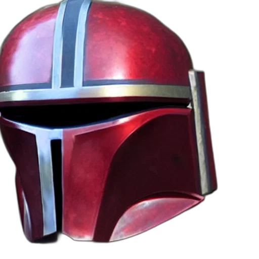mask, 3d render, mandalorian, helmet transparent PNG cut-out