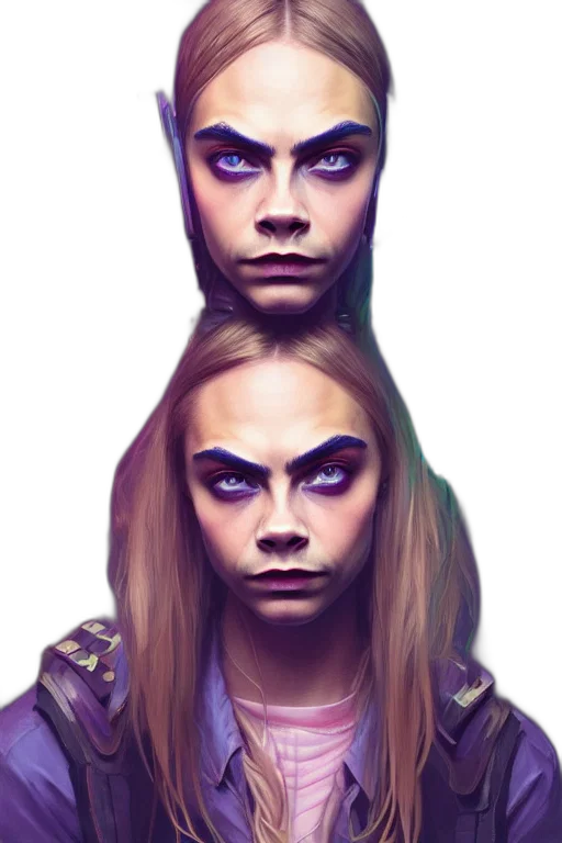 face, mask, hair, concept art transparent PNG cut-out