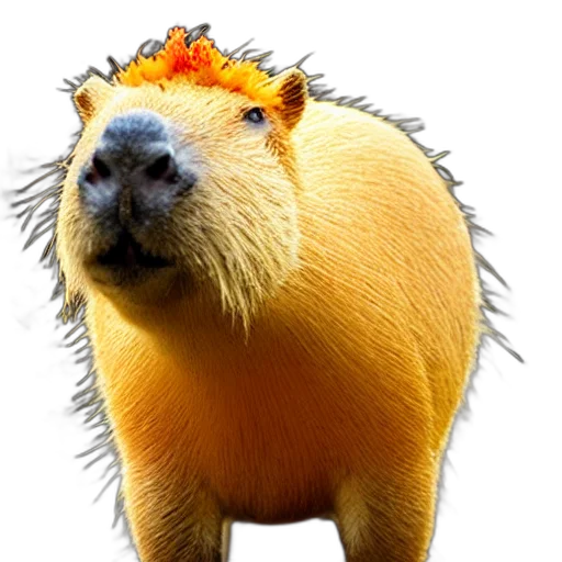 animal, creature, hair, crown transparent PNG cut-out
