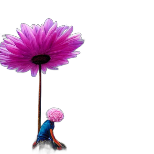 flower, umbrella, hat, crown transparent PNG cut-out