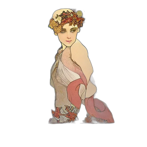 dress, crown, jewelry, pixel art transparent PNG cut-out