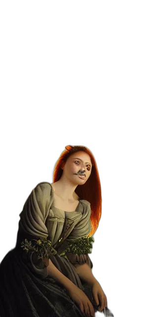 staff, face, creature, hair transparent PNG cut-out