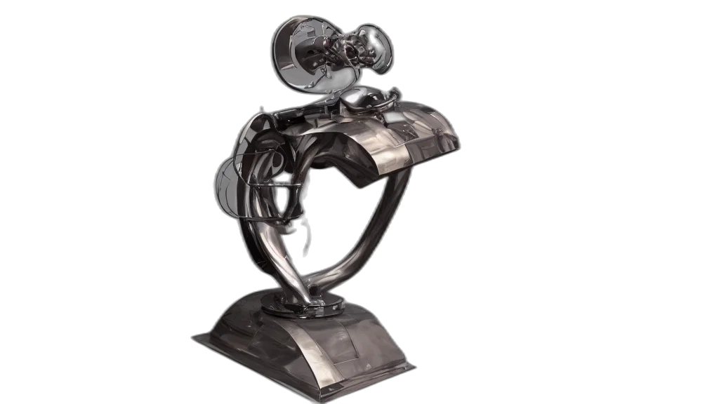 robot, weapon, jewelry, crown transparent PNG cut-out