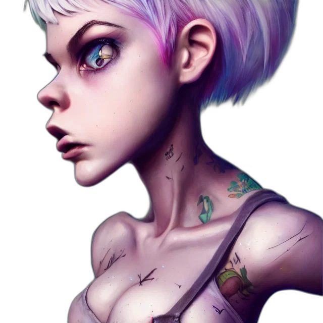 face, robot, jewelry, fantasy art transparent PNG cut-out