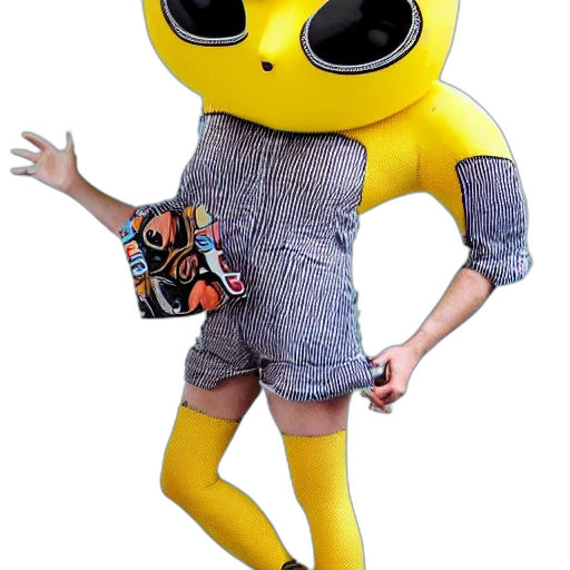 creature, mask, jacket, robot transparent PNG cut-out