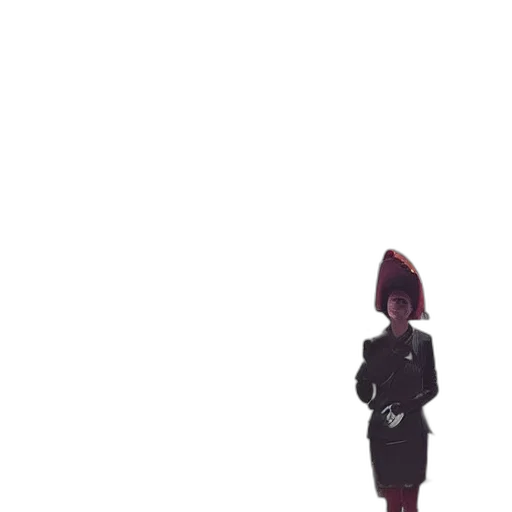 dress, staff, robot, umbrella transparent PNG cut-out