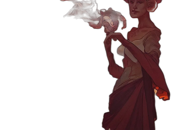 staff, dress, mask, weapon transparent PNG cut-out