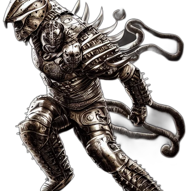 robot, weapon, staff, sword transparent PNG cut-out