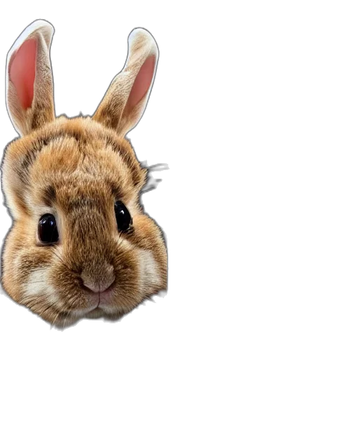 animal, creature, face, hat transparent PNG cut-out