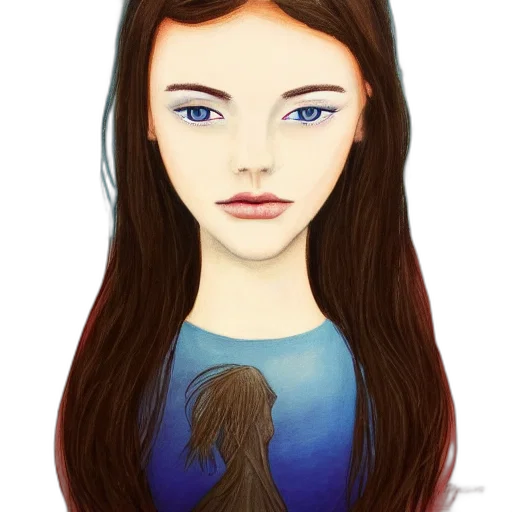 face, hair, dress, crown transparent PNG cut-out