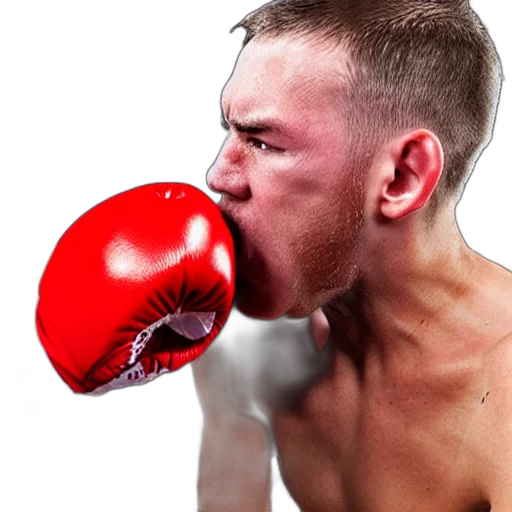 face, mask, weapon, photorealistic transparent PNG cut-out