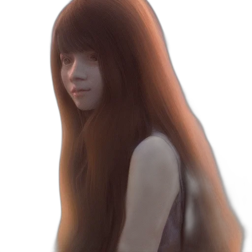 hair, face, creature, mask transparent PNG cut-out