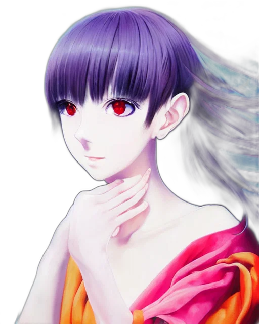 face, dress, flower, creature transparent PNG cut-out