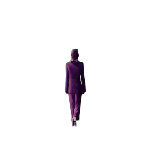 dress, jacket, staff, robot transparent PNG cut-out