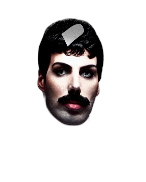 face, mask, hair, staff transparent PNG cut-out