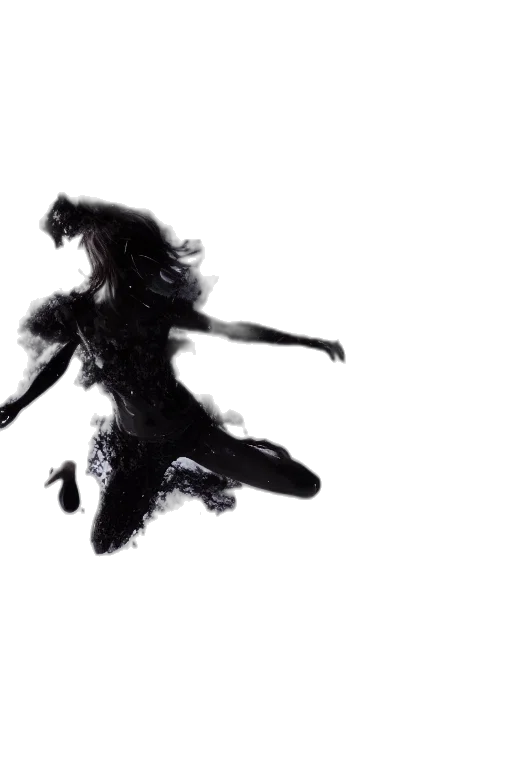 creature, hair, dress, dragon transparent PNG cut-out