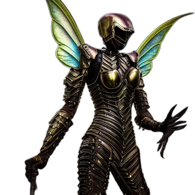 robot, staff, creature, concept art transparent PNG cut-out