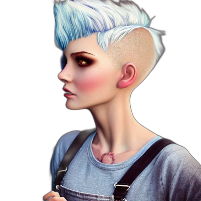 face, staff, fantasy art, concept art transparent PNG cut-out
