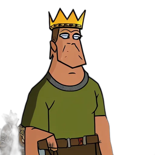 crown, staff, animal, hat transparent PNG cut-out