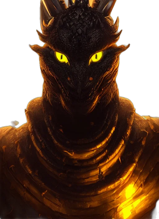 dragon, mask, creature, animal transparent PNG cut-out