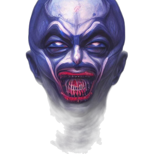 mask, face, creature, staff transparent PNG cut-out