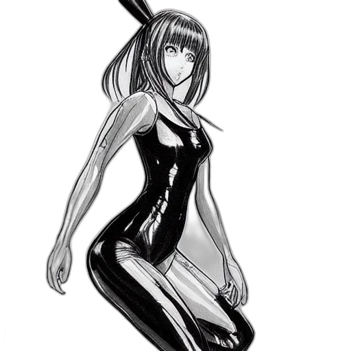 dress, robot, creature, comic book art transparent PNG cut-out