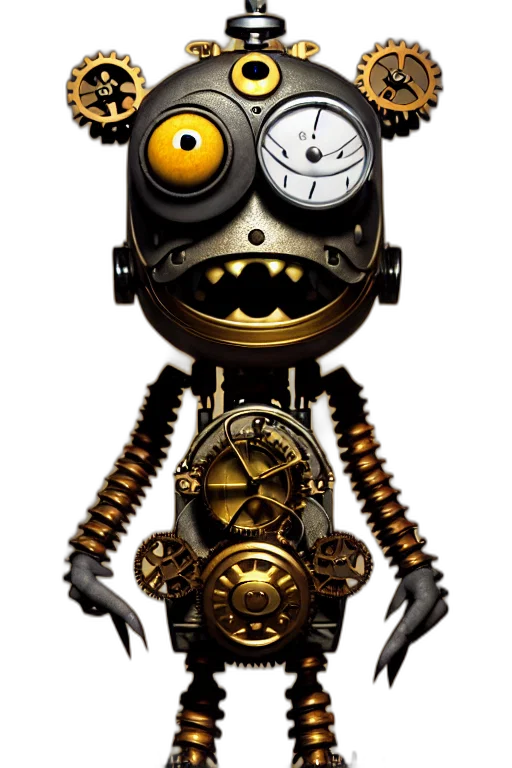 robot, staff, weapon, mask transparent PNG cut-out