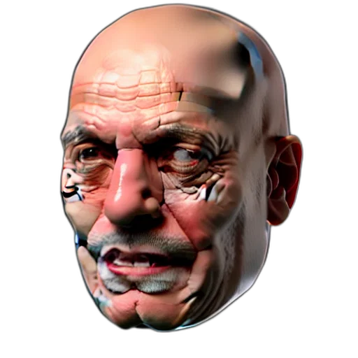 face, mask, robot, creature transparent PNG cut-out